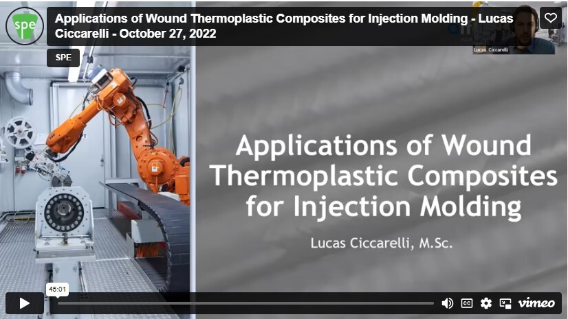 Webinar Wound Thermoplastics Composites for injection molding