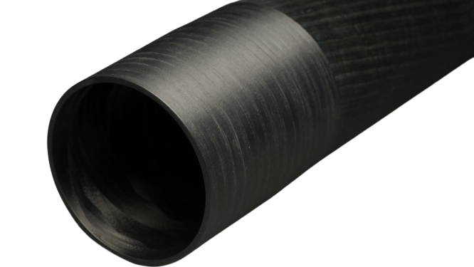 Machined thermoplastic composite (CFR TP) tube
